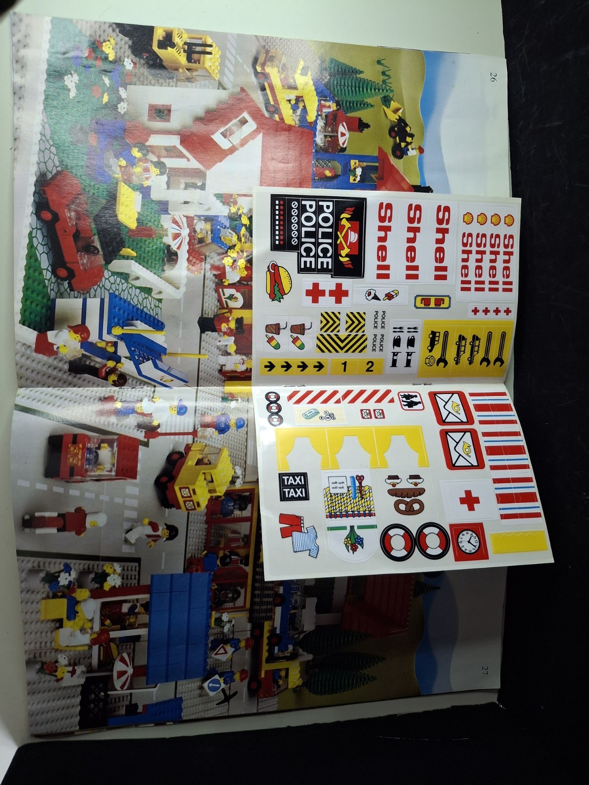 Vintage Lego Idea Book 200 Building Instructions 1985 Stickers Castle