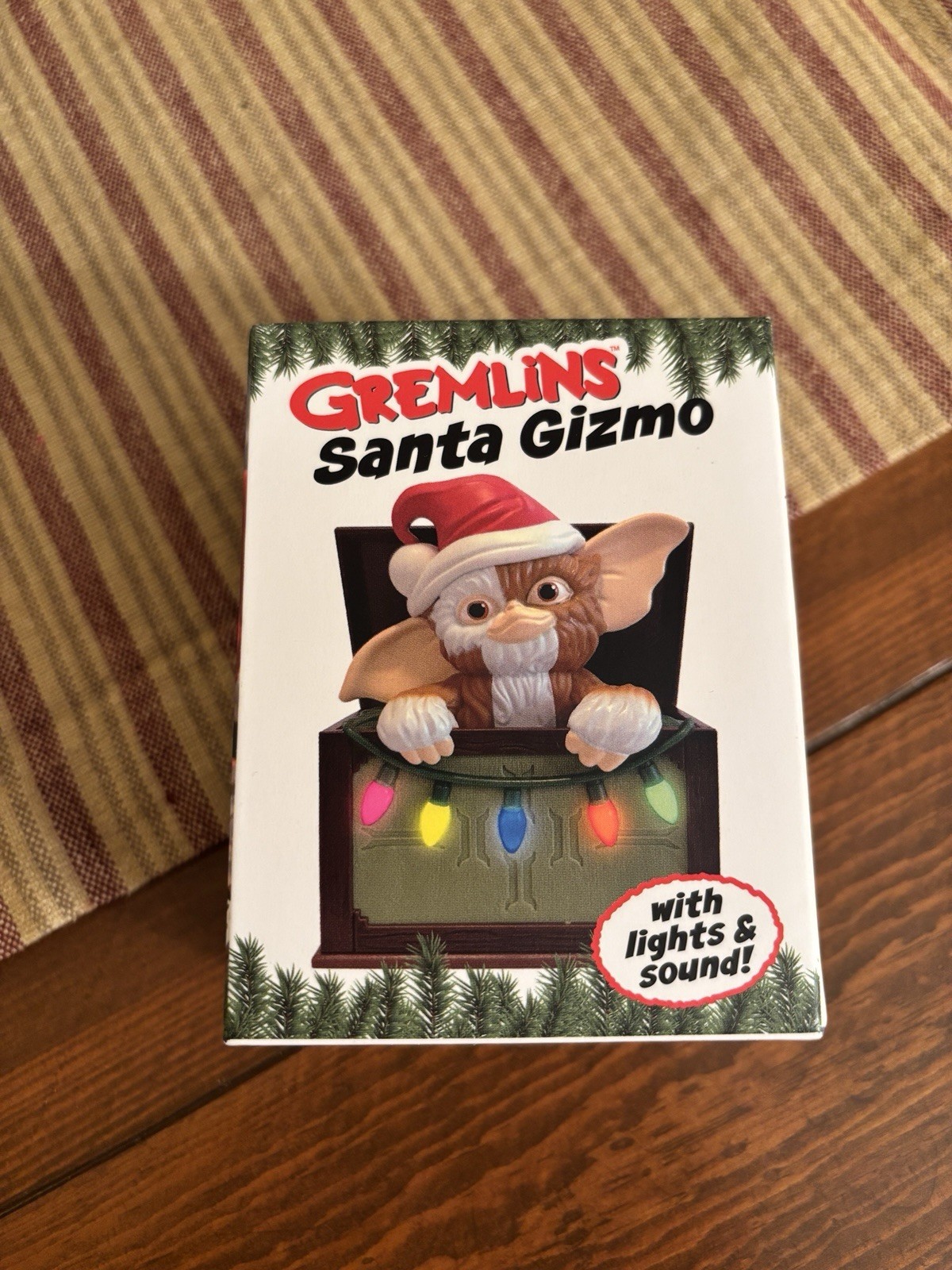 Gremlins: Santa Gizmo: With Lights and Sound! By Running Press 2024 New in Box