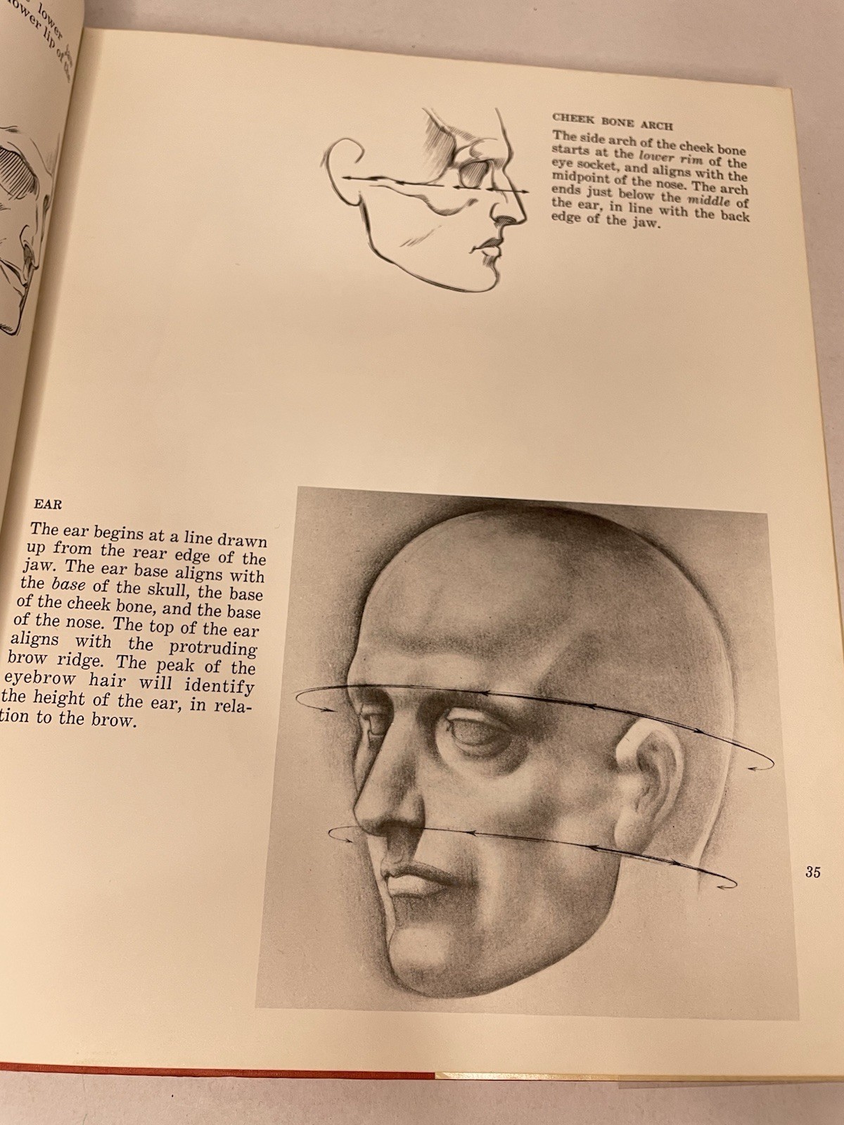Drawing the Human Head Burne Hogarth 300 Illustration HC 1970 Library Bind – Art