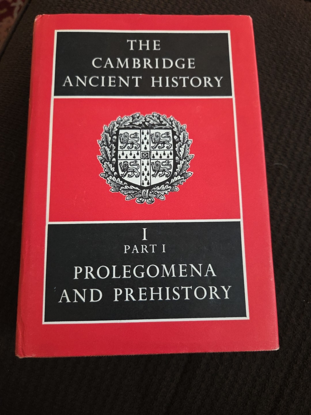 The Cambridge Ancient History Volumes 1 & 2 Parts 1 & 2 Vintage 1970 HCDJ W/Maps