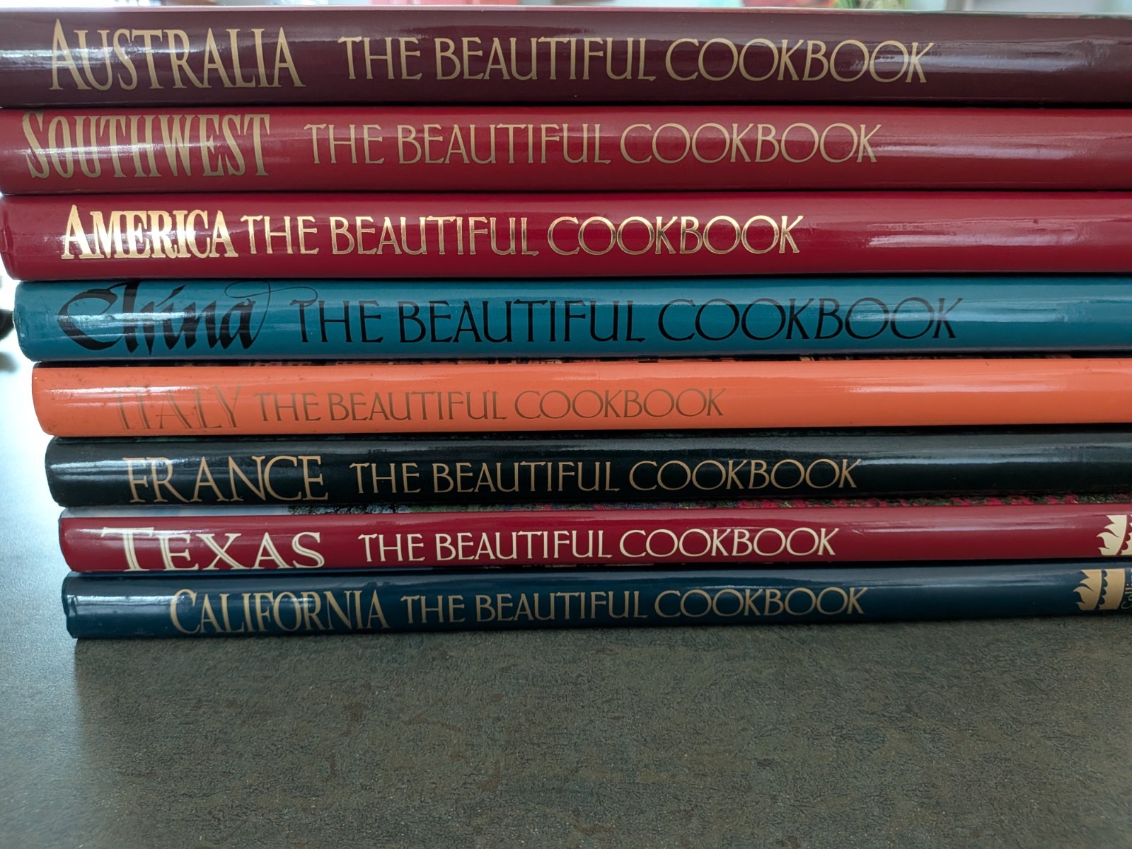 The Beautiful Cookbook Series Lot of 8 Large Hardcovers Global Cuisine Excellent