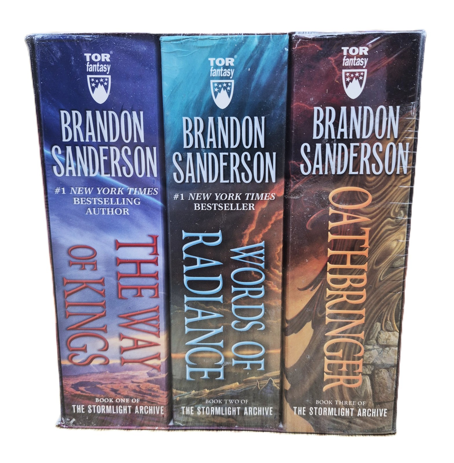 BOOK Brandon Sanderson Stormlight Archive Books 1-3 Paperback Set – SEALED NEW