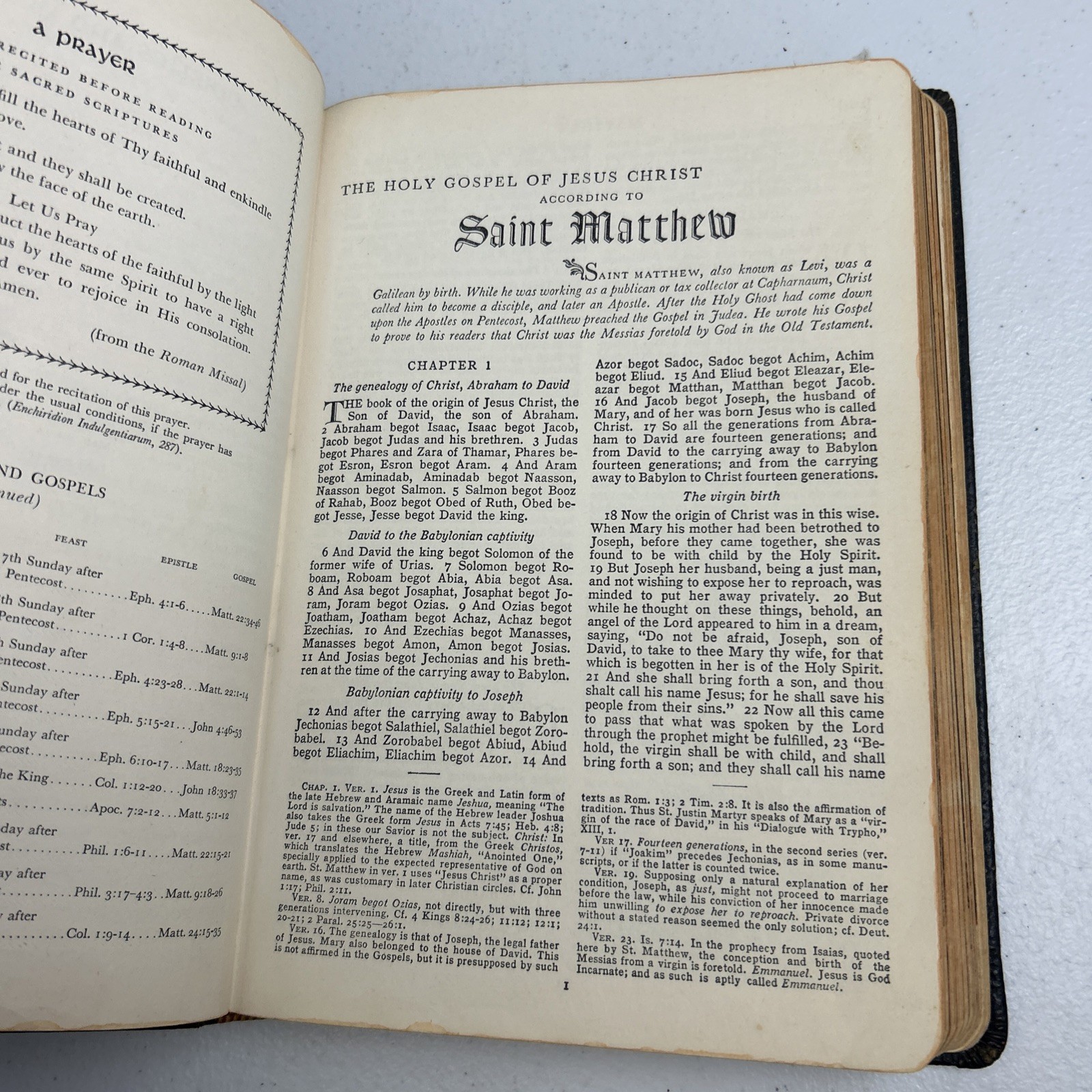 The New Testament Holy Land Edition 1952 Illustrated Catholic Press
