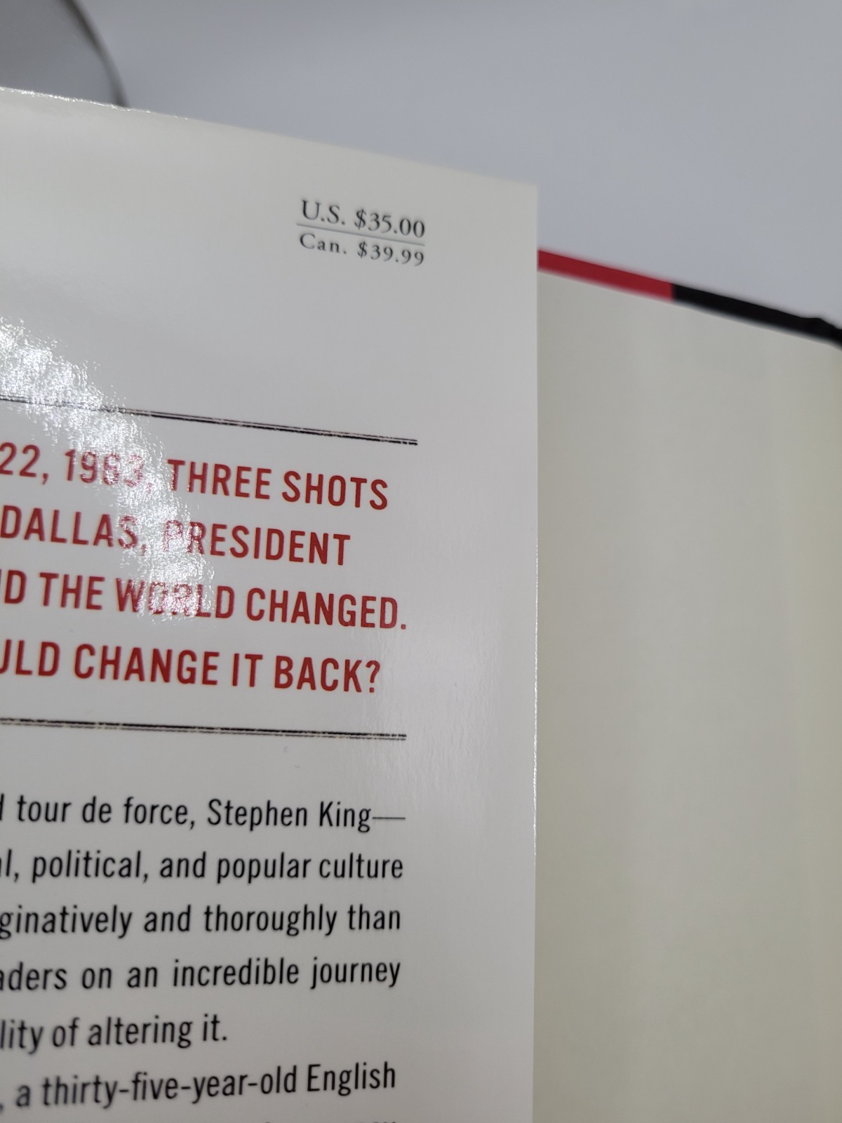 11/22/63 by Stephen King – First Edition First Print HCDJ Like New condition