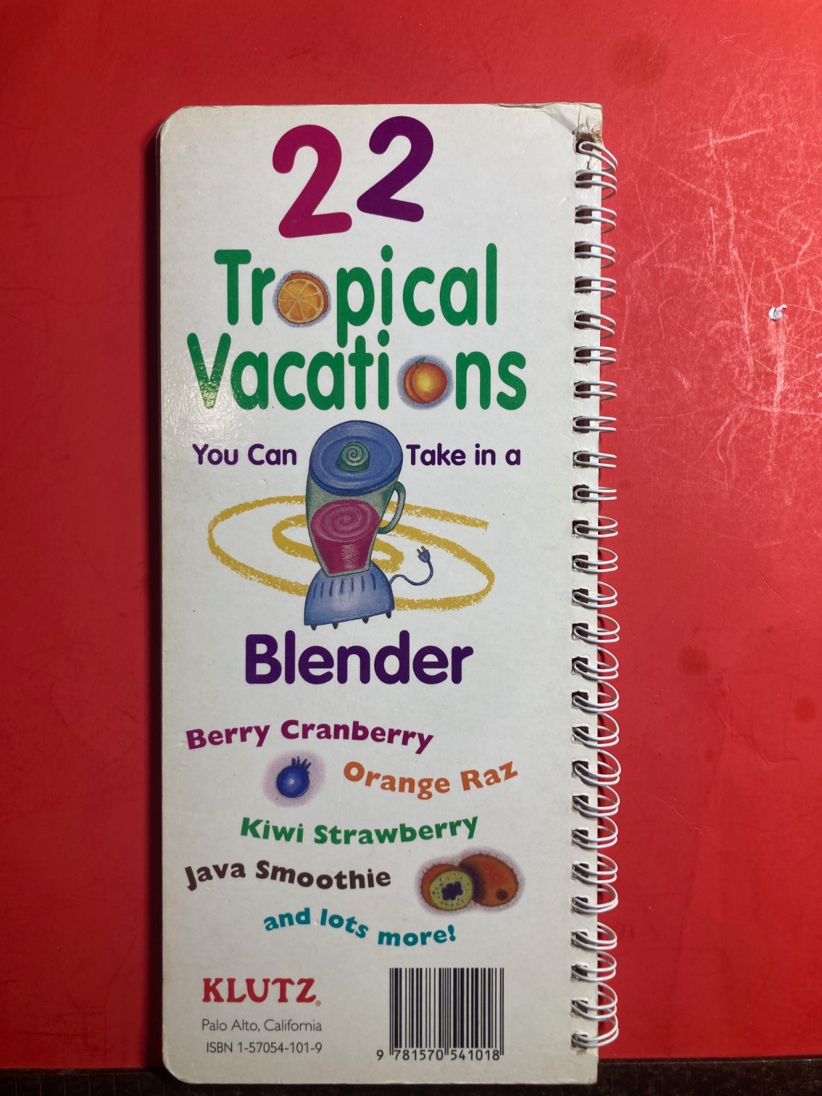 Smoothies (Klutz) – BEVERAGE RECIPES 16 PAGES Johnson, Anne Akers –