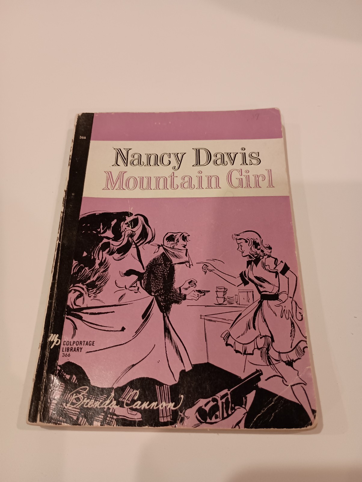 Nancy Davis, Mountain Girl by Brenda Cannon 1958 Moody Press paperback