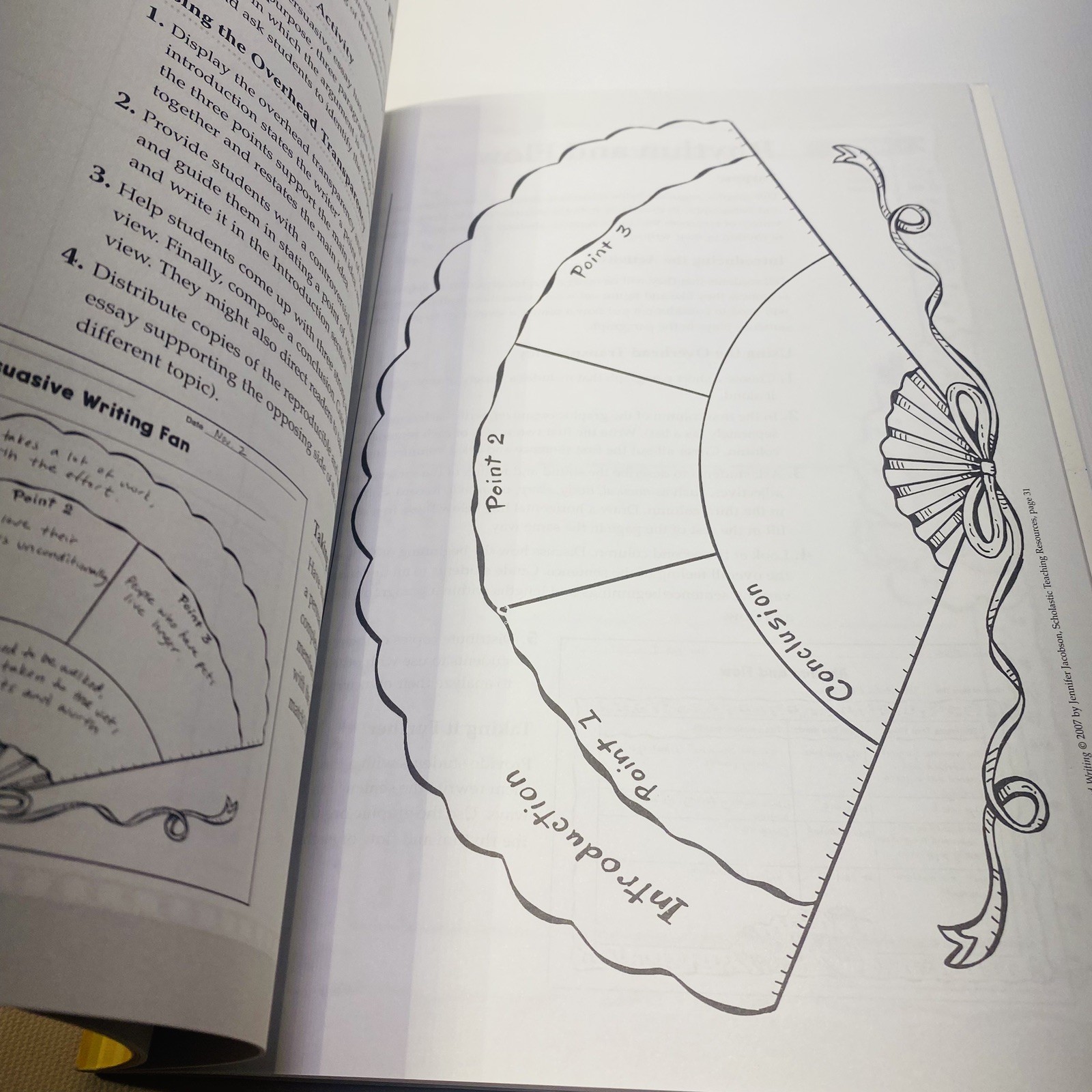 GRAPHIC ORGANIZERS FOR THE OVERHEAD: READING AND WRITING: By Jennifer Jacobson