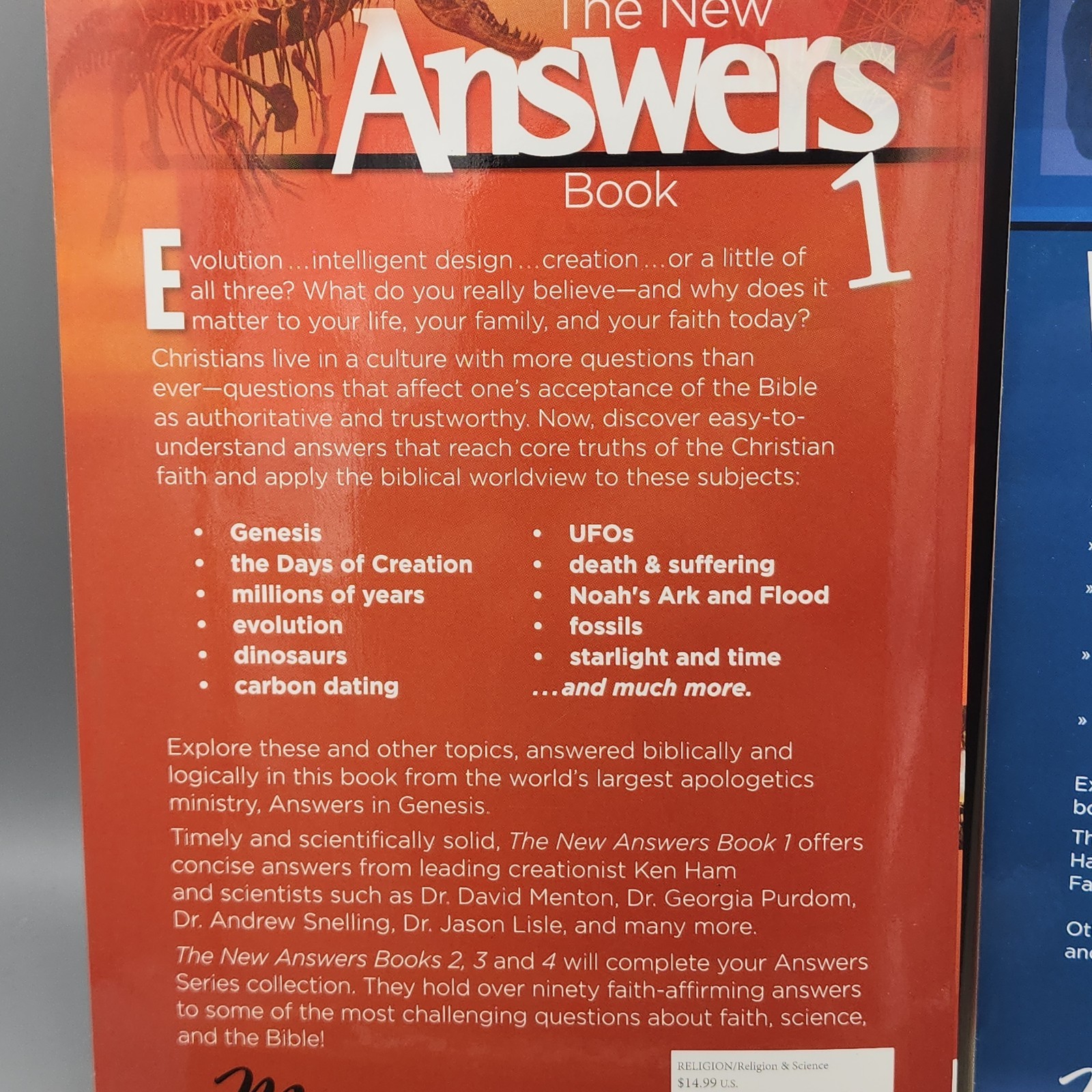 The New Answers Book Set Volumes 1 to 4 Box Set by Ken Ham Good