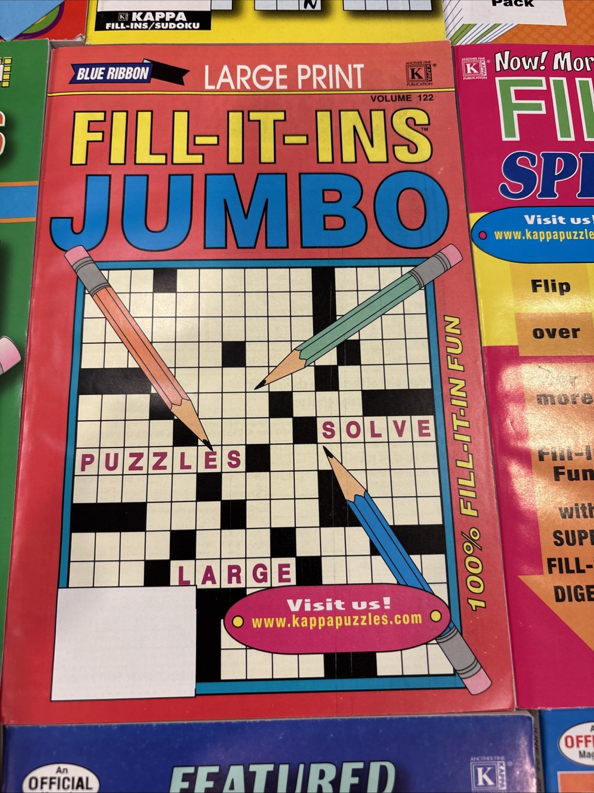 Kappa Fill-It-Ins Puzzle Magazine Lot Of 9