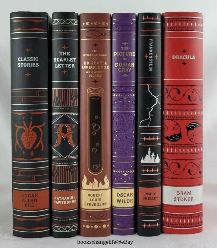 Set of 6 Flexibound Classics: DRACULA FRANKENSTEIN SCARLET LETTER +3 ~Brand NEW~