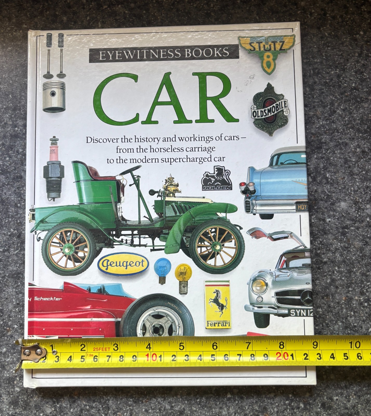 1990 Vintage Eyewitness Books: Car; Knopf, 21, Hardover Book