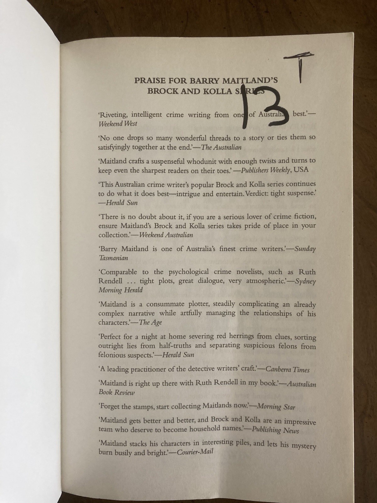 Promised Land by Barry Maitland (2019, Trade Paperback) – GOOD