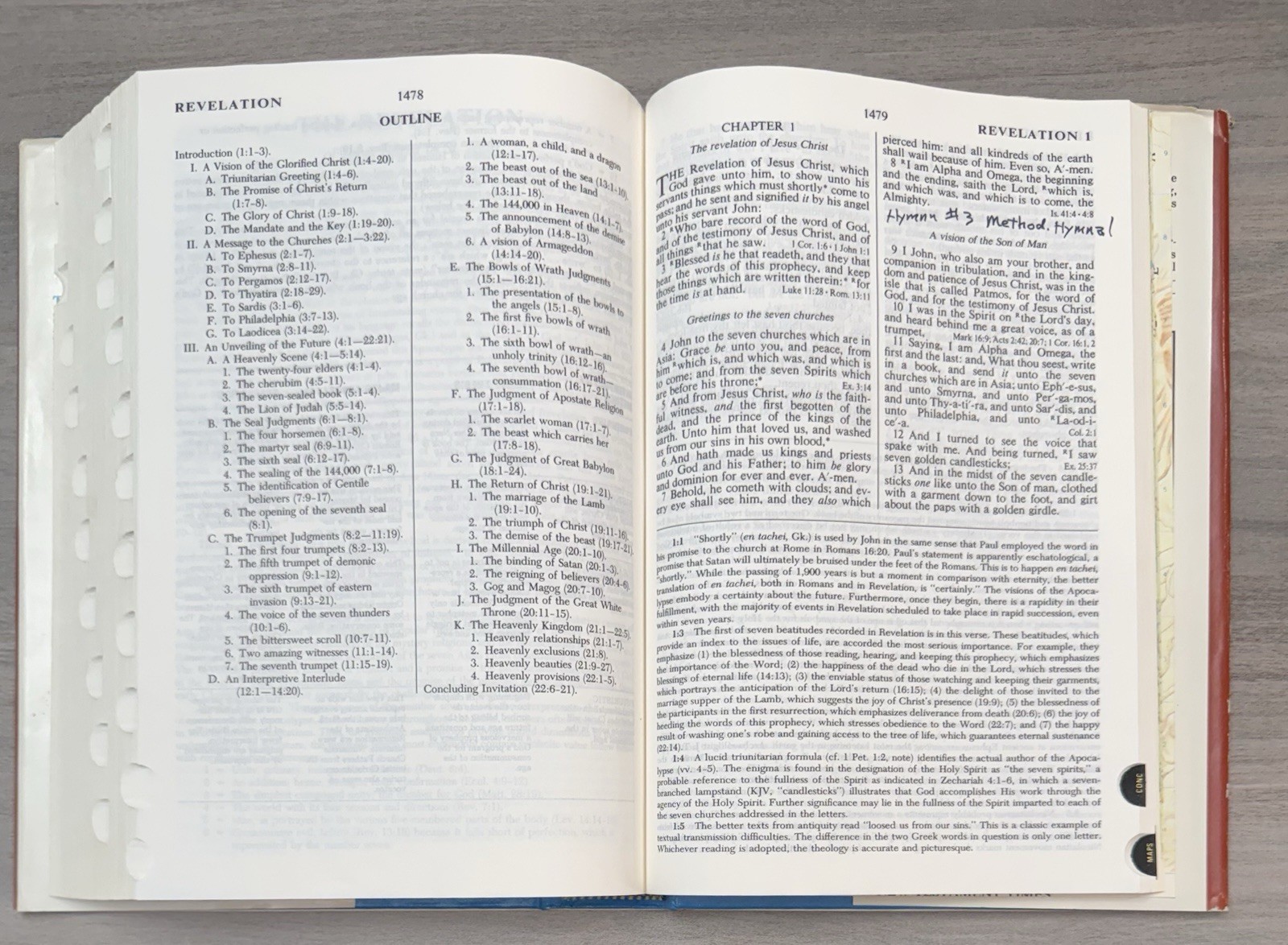 Criswell Study Bible 1979 Thumb Indexed; Blue Hardcover Dust Jacket; Nelson 851