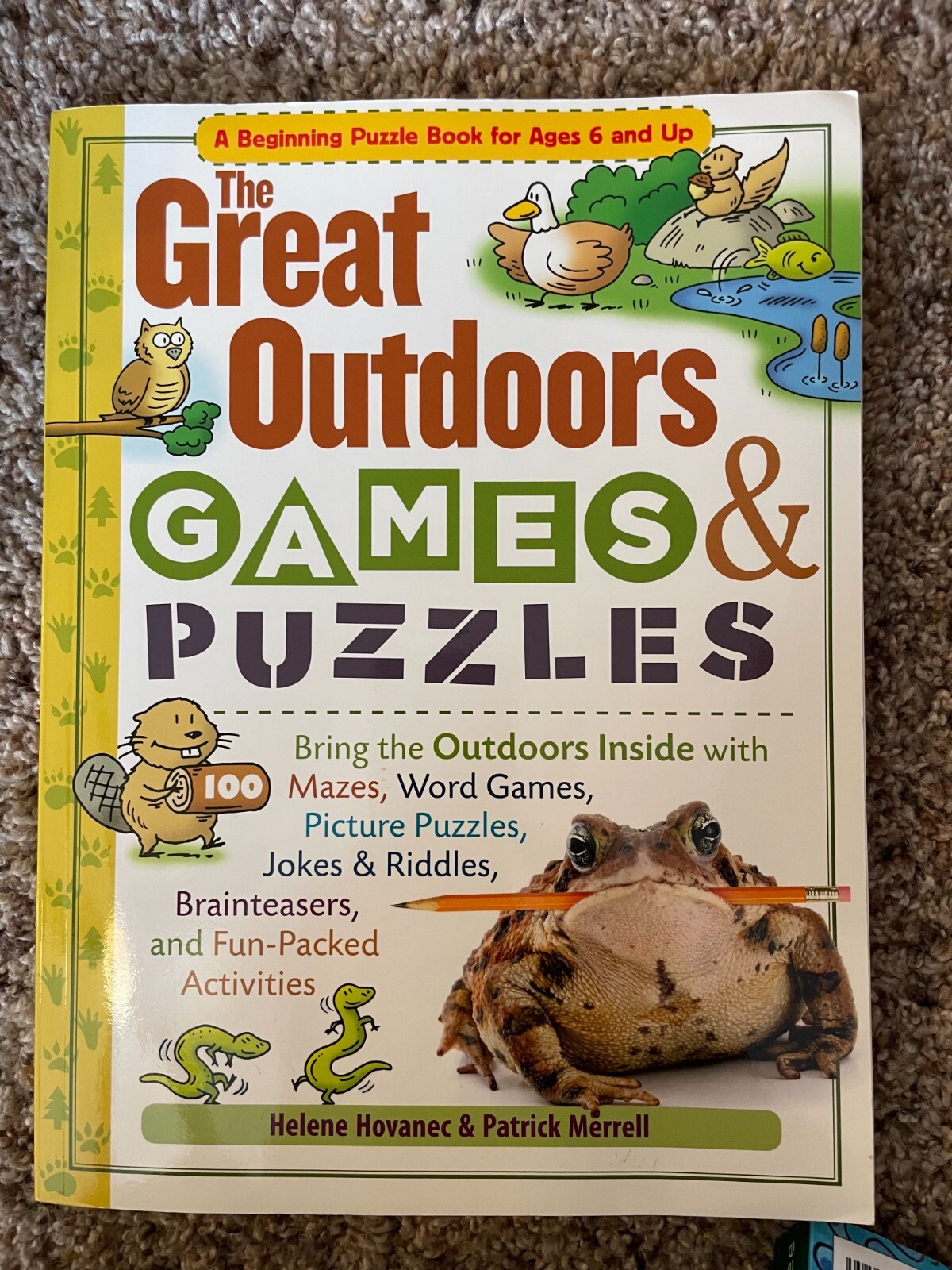 The Great Outdoors Games & Puzzles (Storeys Games & Puzzles) by Helene Hovanec,