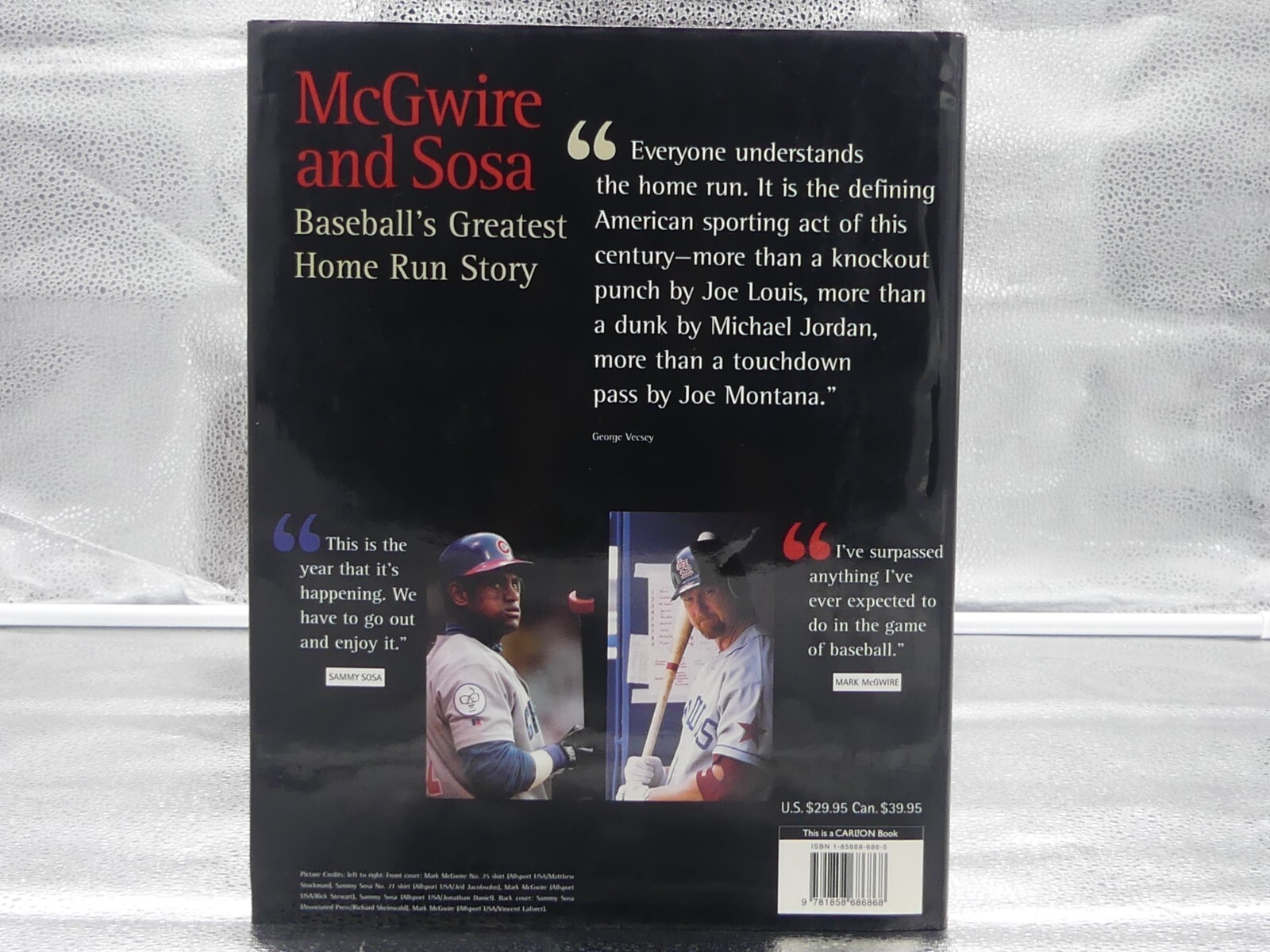 McGwire And Sosa Baseball’s Greatest Home Run Story HC+DJ 1st/1st Edition
