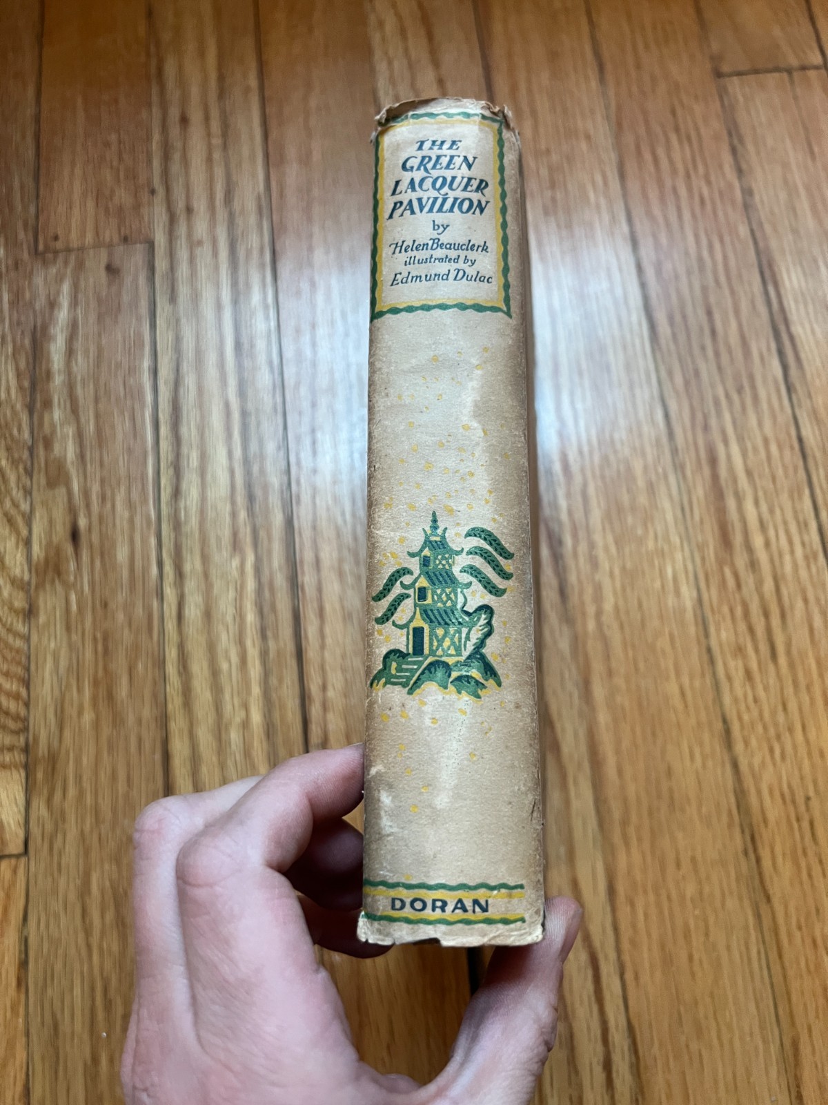 “The Green Lacquer Pavilion” by Beauclerk 1926 Illustrated Dulac Hardcover Book