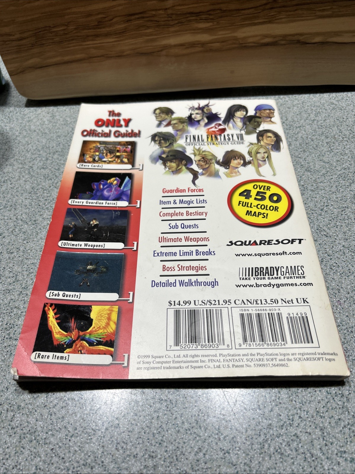 Final Fantasy VIII Official Strategy Guide by BradyGames