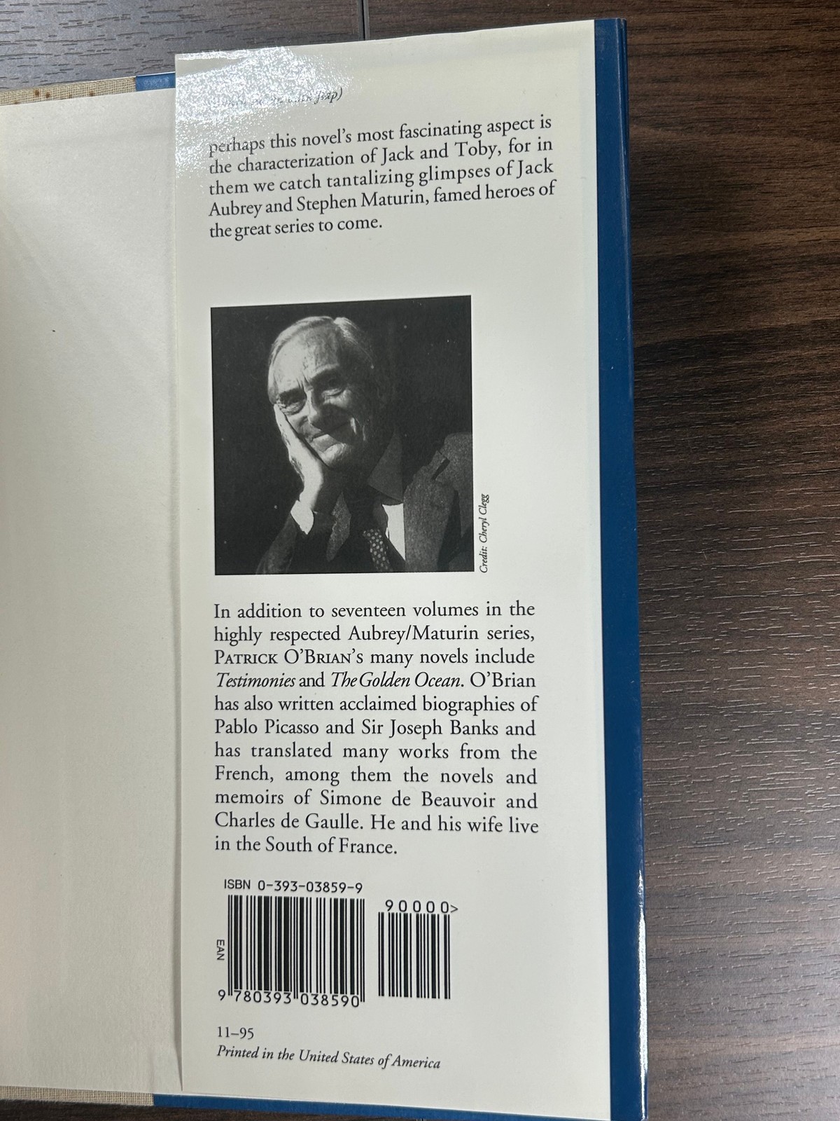 O’Brian THE UNKNOWN SHORE 1st American Edition 1st Printing 1995 Norton DJ