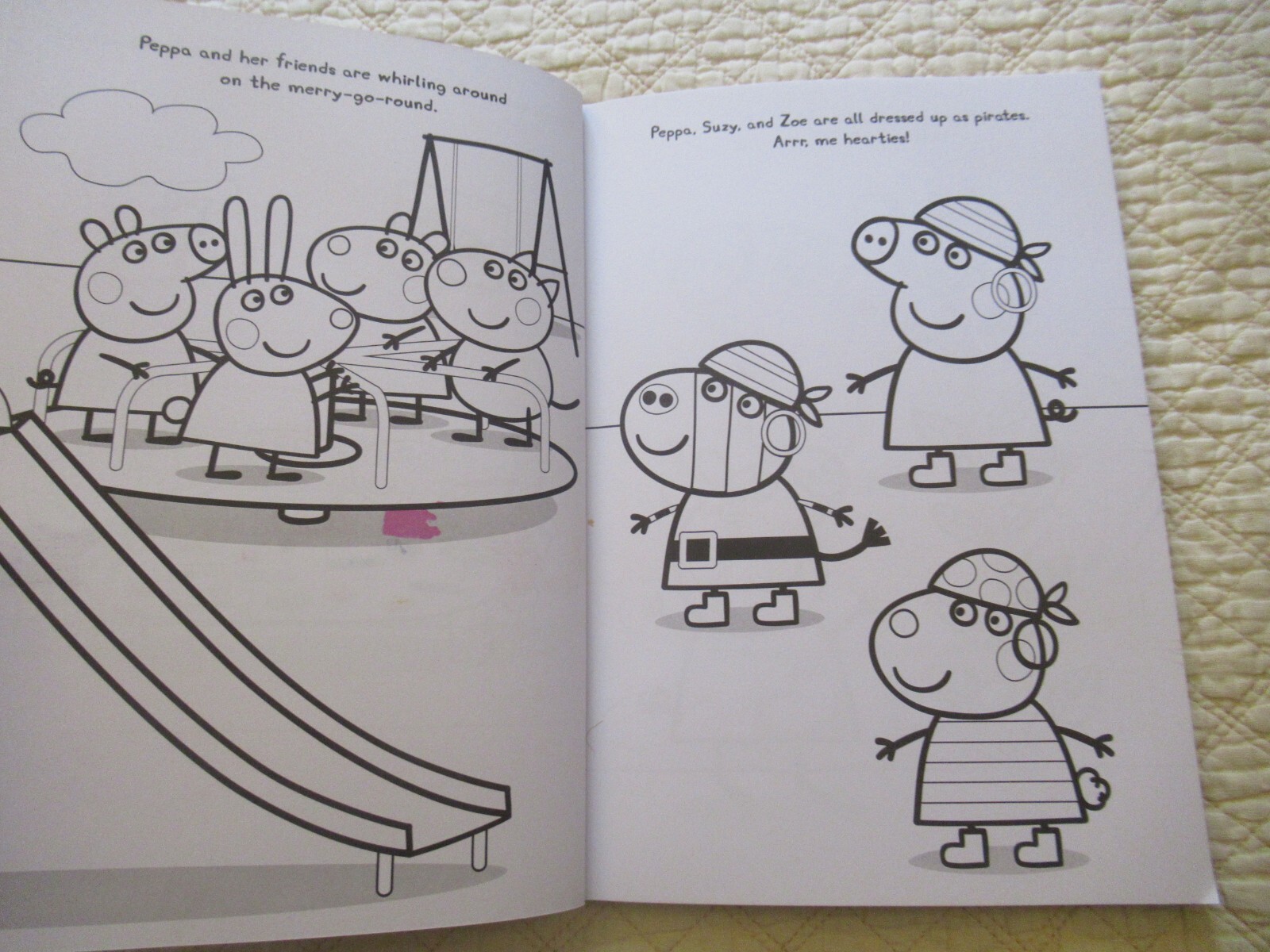 Peppa Pig Coloring Book Set (Includes Stickers) (Paperback) (Includes Crayons)