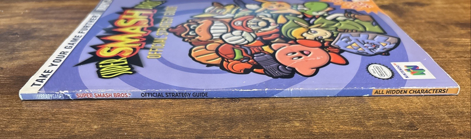 Super Smash Bros Official Strategy Guide Book Brady Games 1999 Nintendo N64
