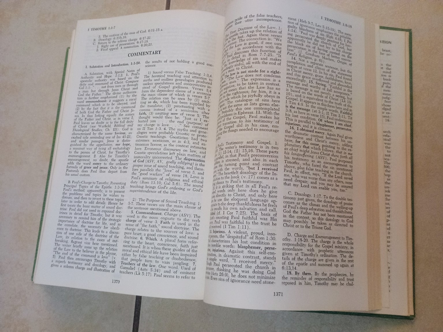 Wycliffe Bible Commentary Pfeiffer Harrison 1968 Theology Study Moody Press HC