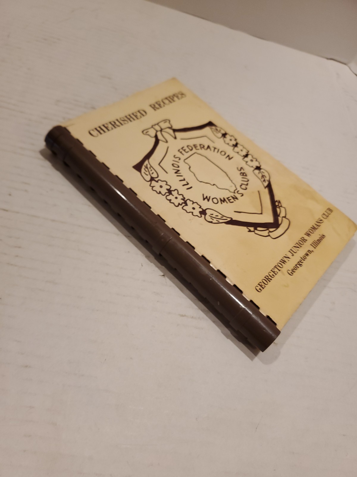 Vintage Cherished Recipes Cookbook Recipe Collection Georgetown Illinois