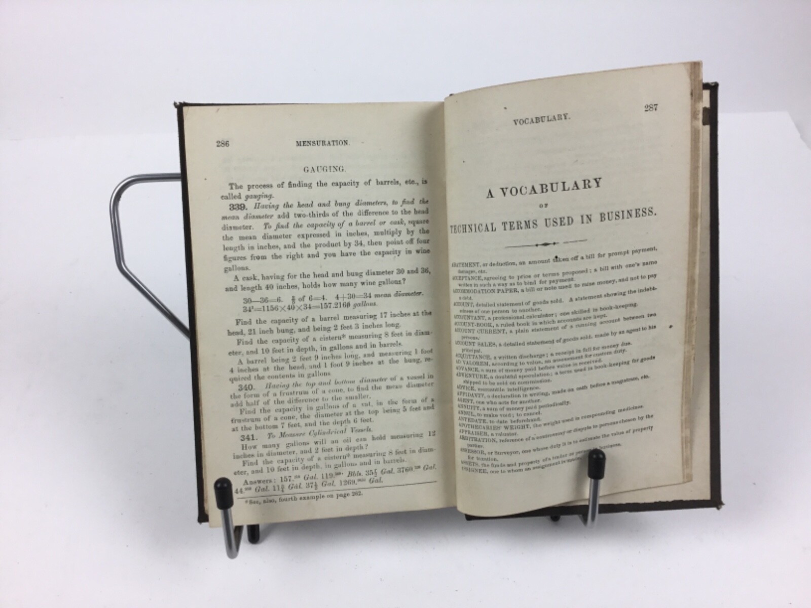 1876 Mercantile Arithmetic For Book-Keepers, New Edition, By Richard Nelson
