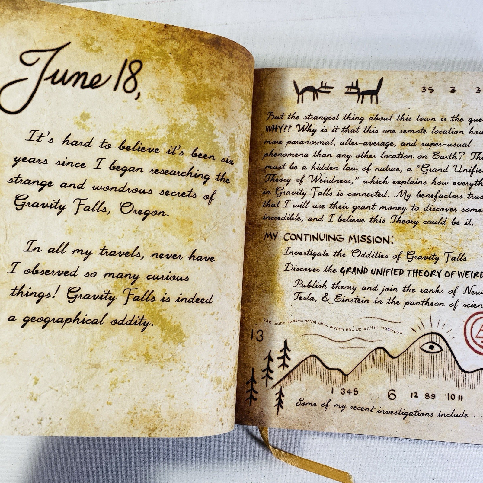 Gravity Falls: Journal 3 by Alex Hirsch (2016, Hardcover)