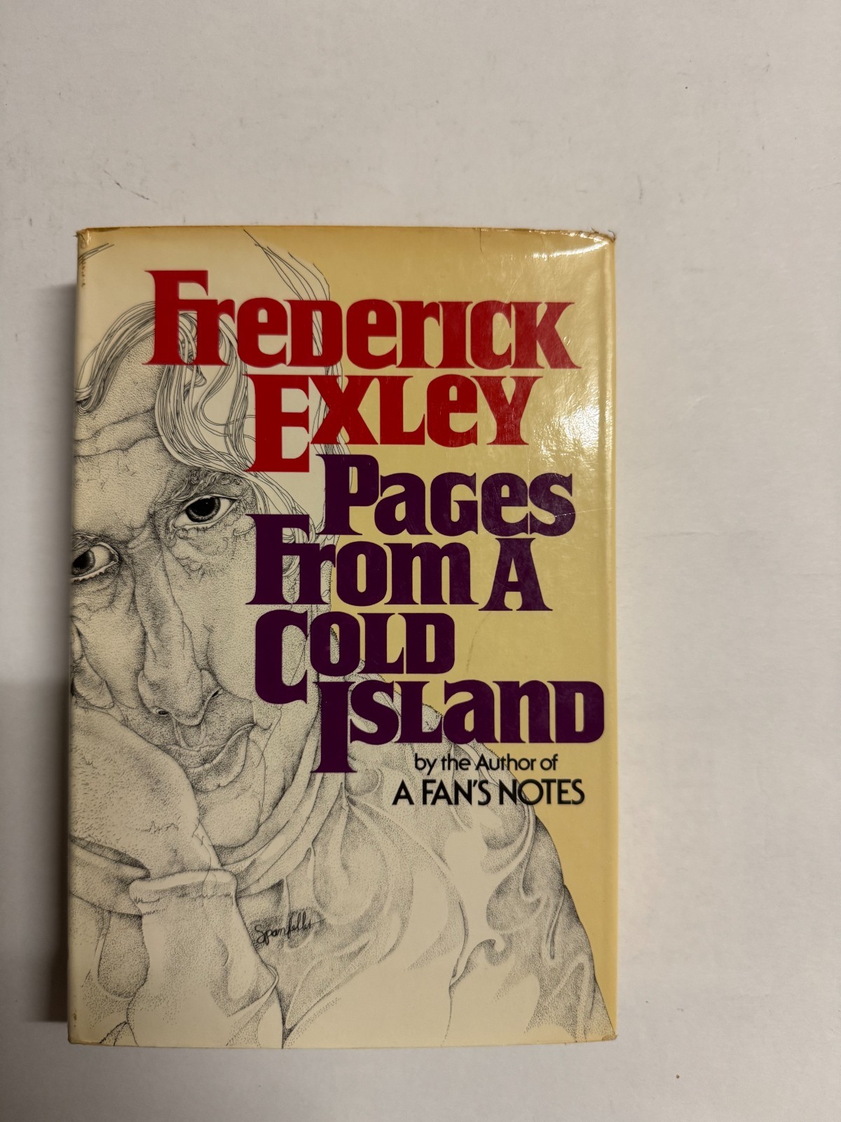 1975 Pages From A Cold Island Frederick Exley 1st Edition Hardcover DJ B#6