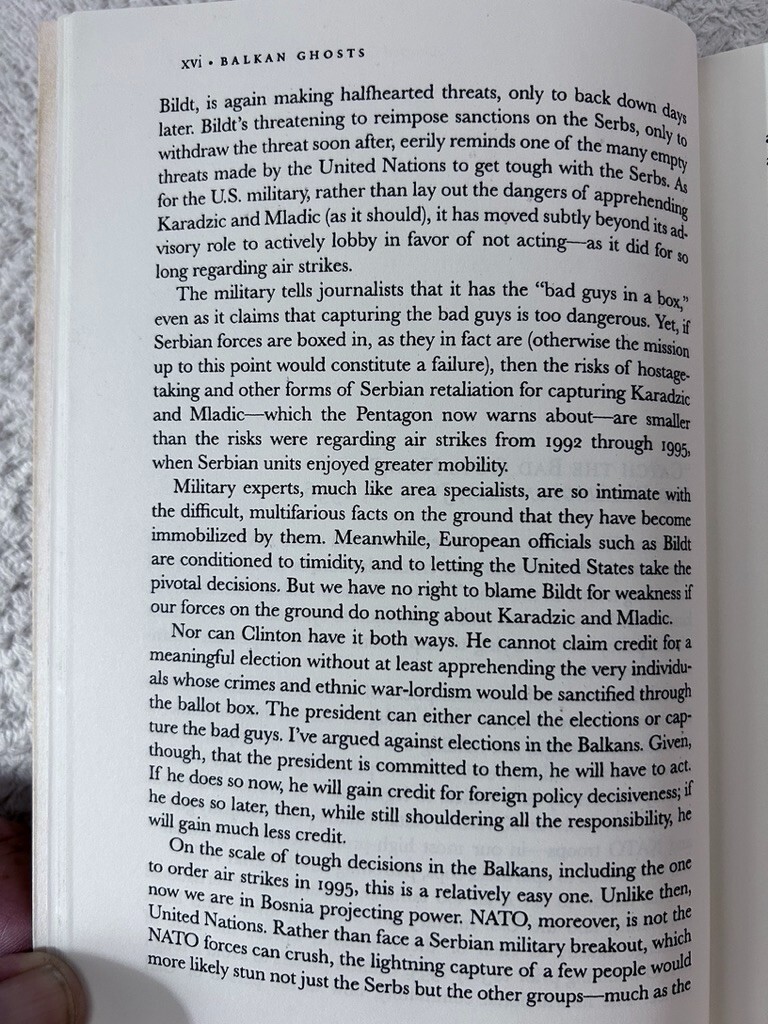Robert D. Kaplan, Balkan Ghosts; Misha Glenny, The Balkans