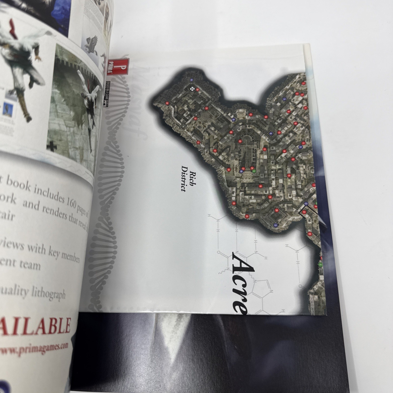 Assassin’s Creed 1 Prima Official Game Strategy Guide with Foldout Poster Map