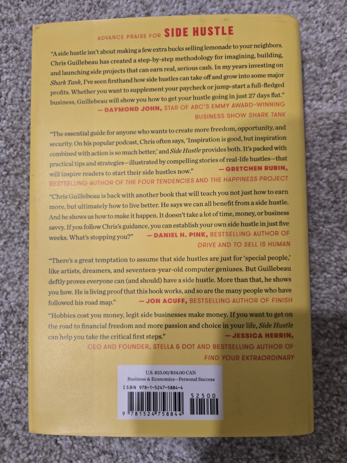 Side Hustle : From Idea to Income in 27 Days by Chris Guillebeau