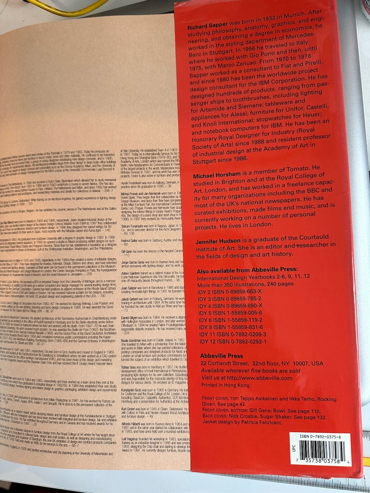 International Design Yearbook 13 – hardcover Sapper, Richard|Horsham, Michae…