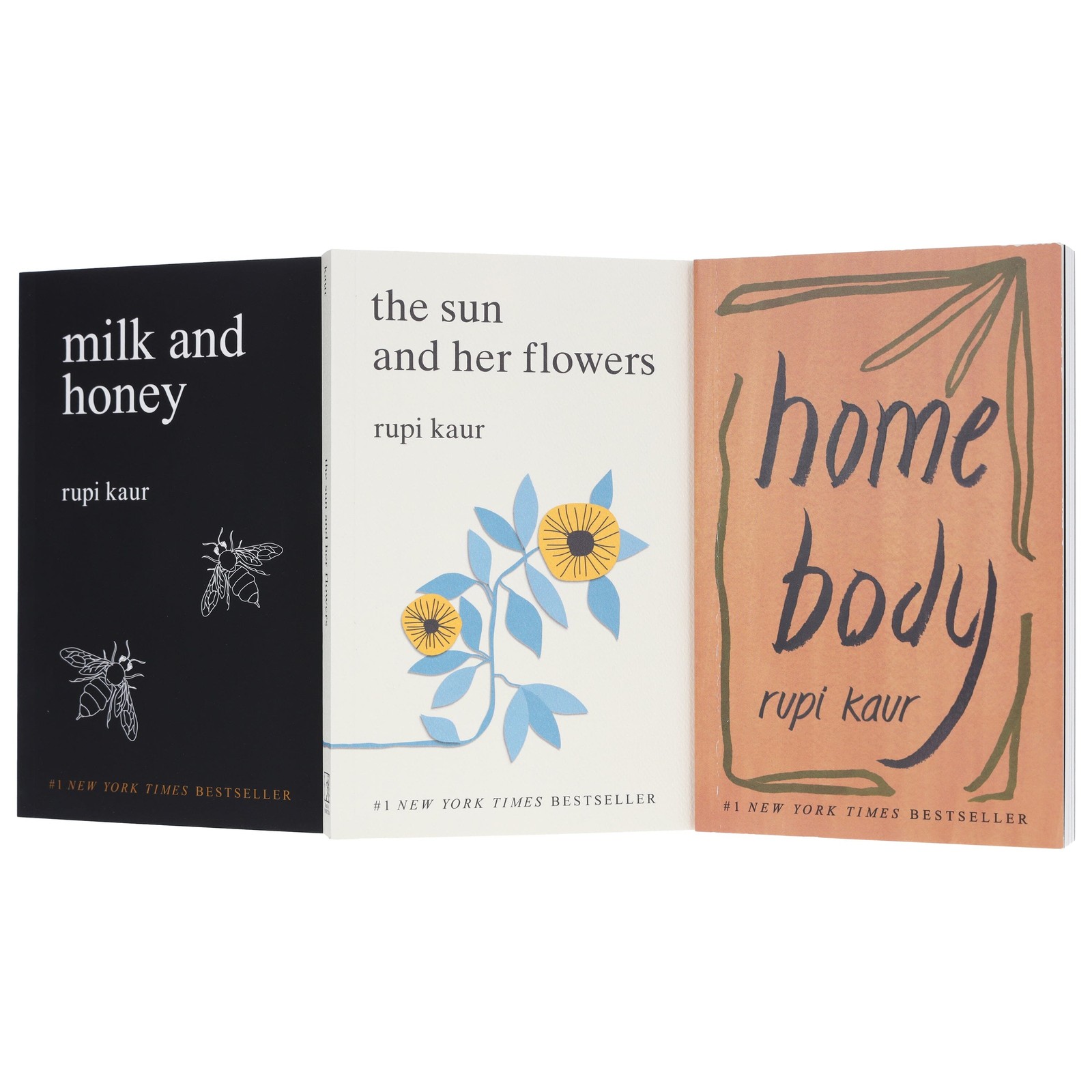 Rupi Kaur 3 Poetry Books Collection Box Set – Non-Fiction – Paperback