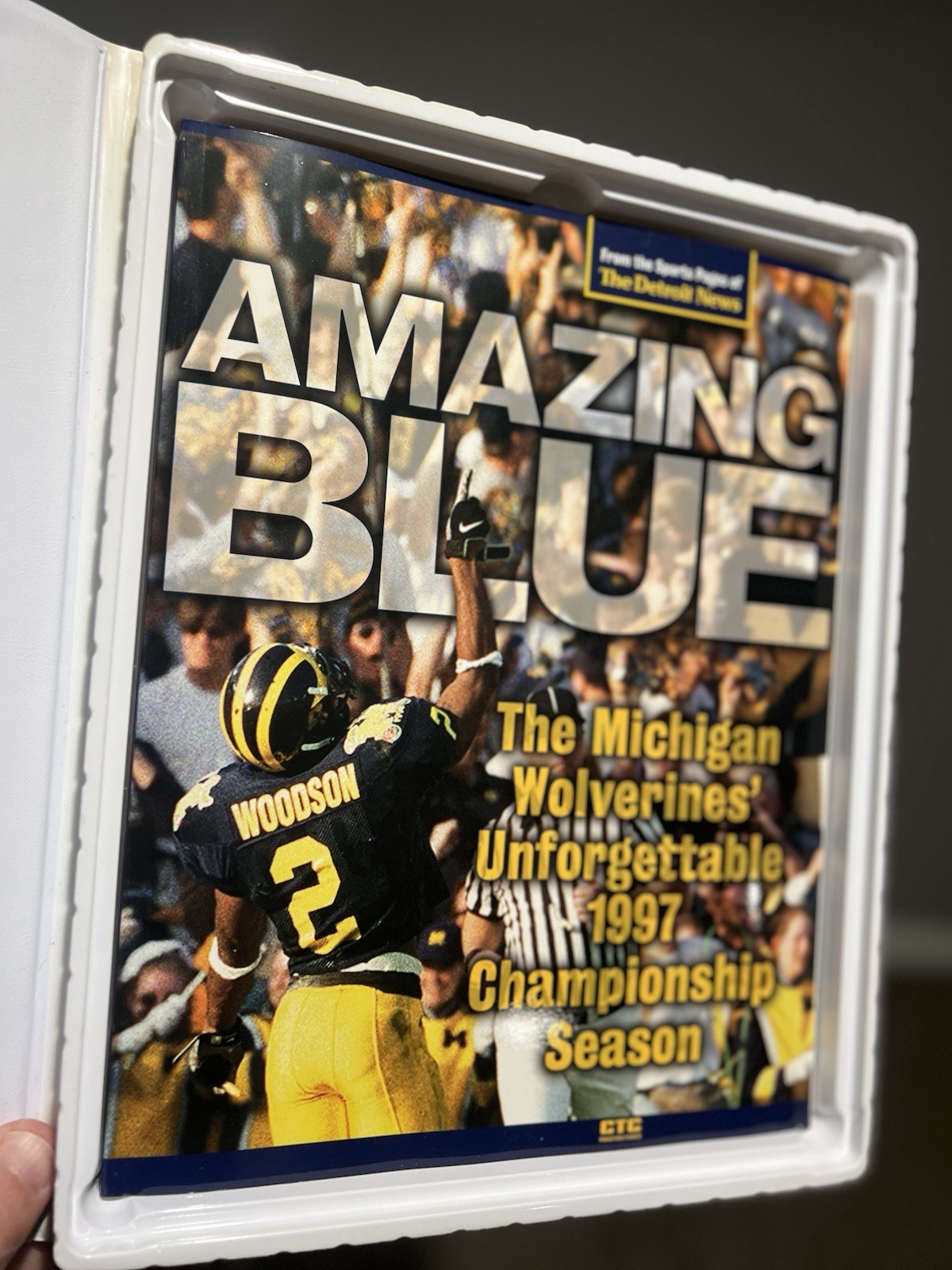 Amazing Blue: Michigan’s 1997 Championship Season VHS Tape & Book Set