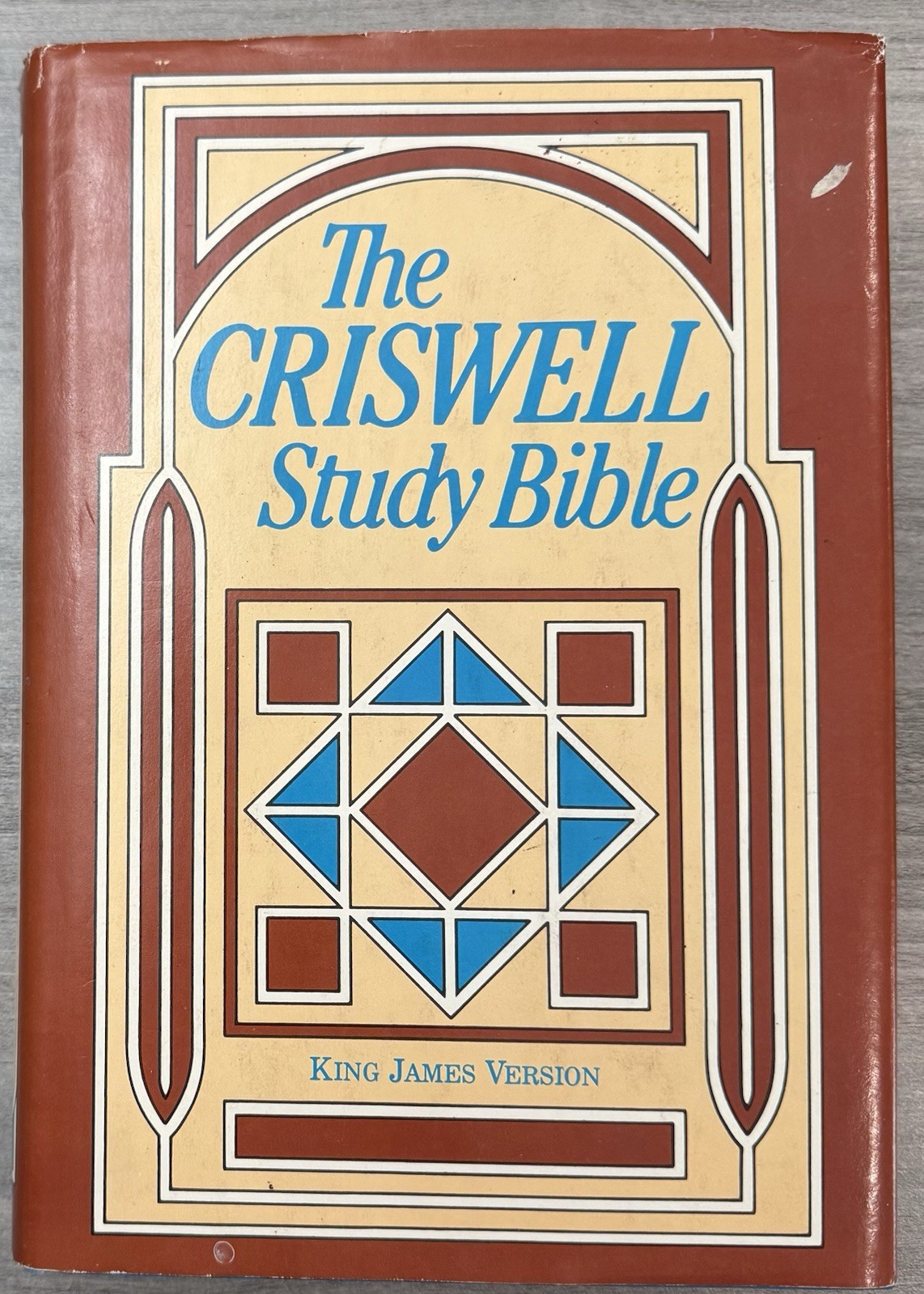 Criswell Study Bible 1979 Thumb Indexed; Blue Hardcover Dust Jacket; Nelson 851