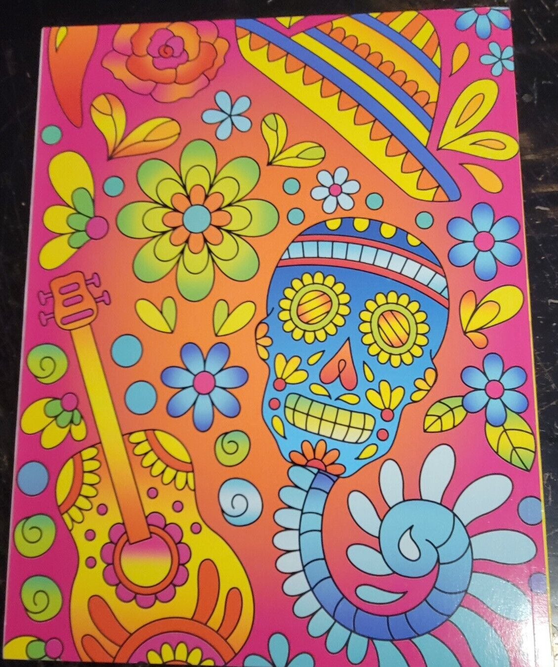 DAY OF THE DEAD Vol 5 Adult Coloring Book With 47 Prints Ready To Frame
