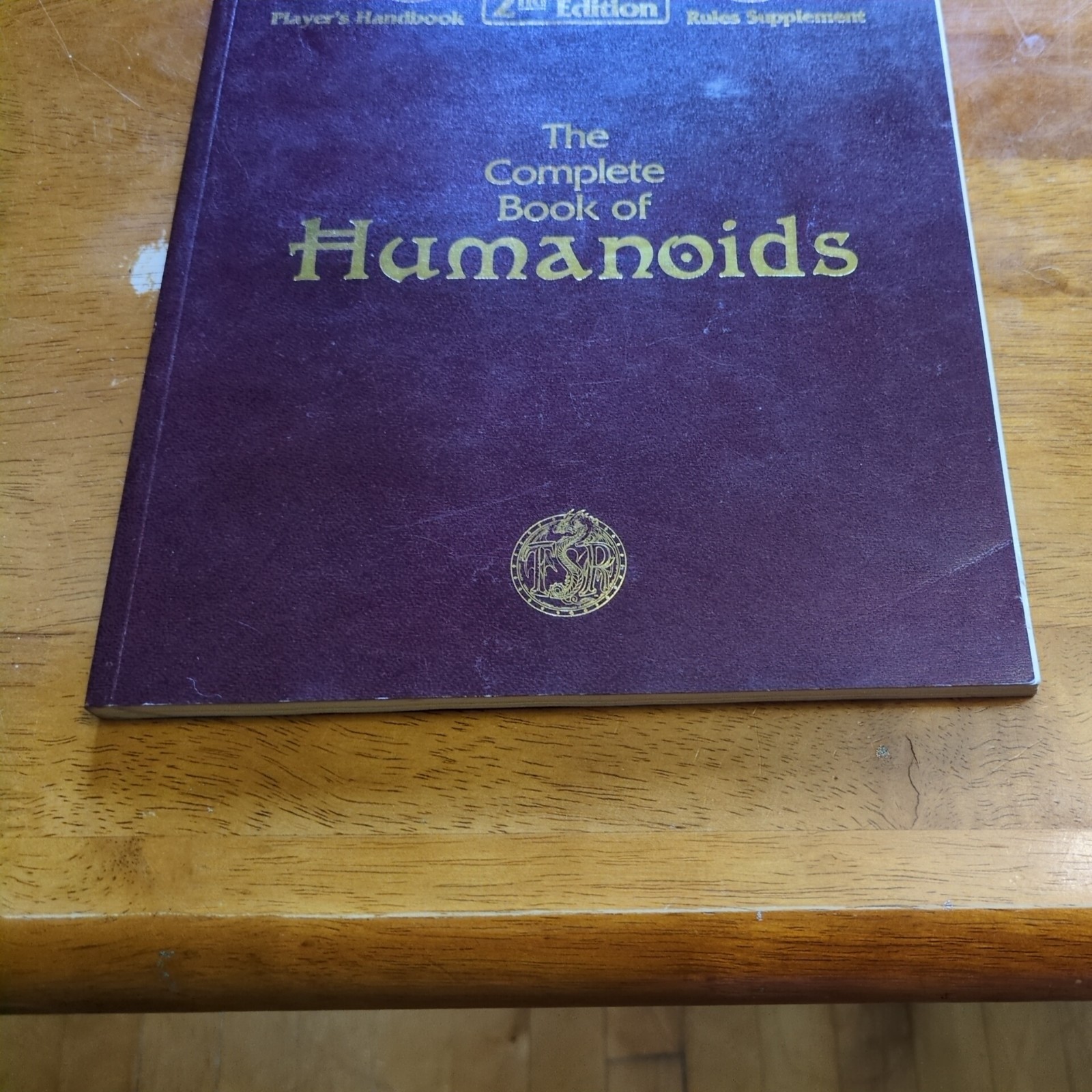 AD&D 2nd Edition Complete Book of Humanoids TSR 2135 Dungeons & Dragons