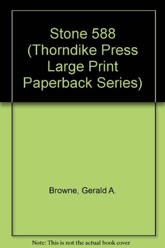 STONE 588 By Gerald A. Browne *Excellent Condition*