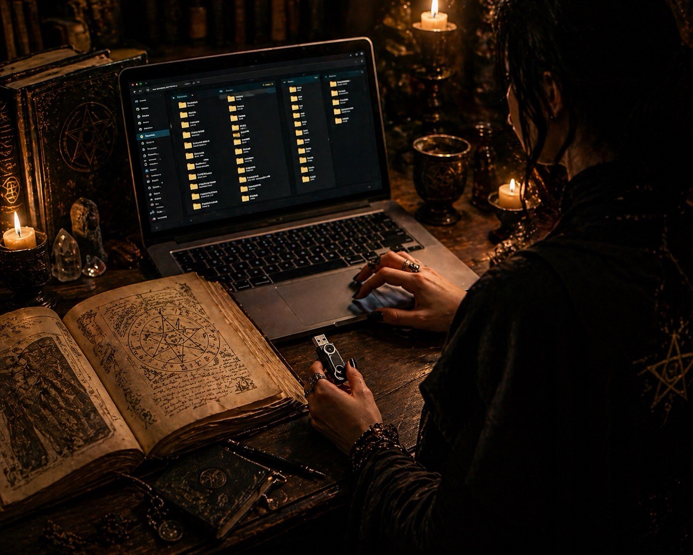 Ultimate Occult Library USB Drive – Grimoires & Esoteric Archive – 200+ Books