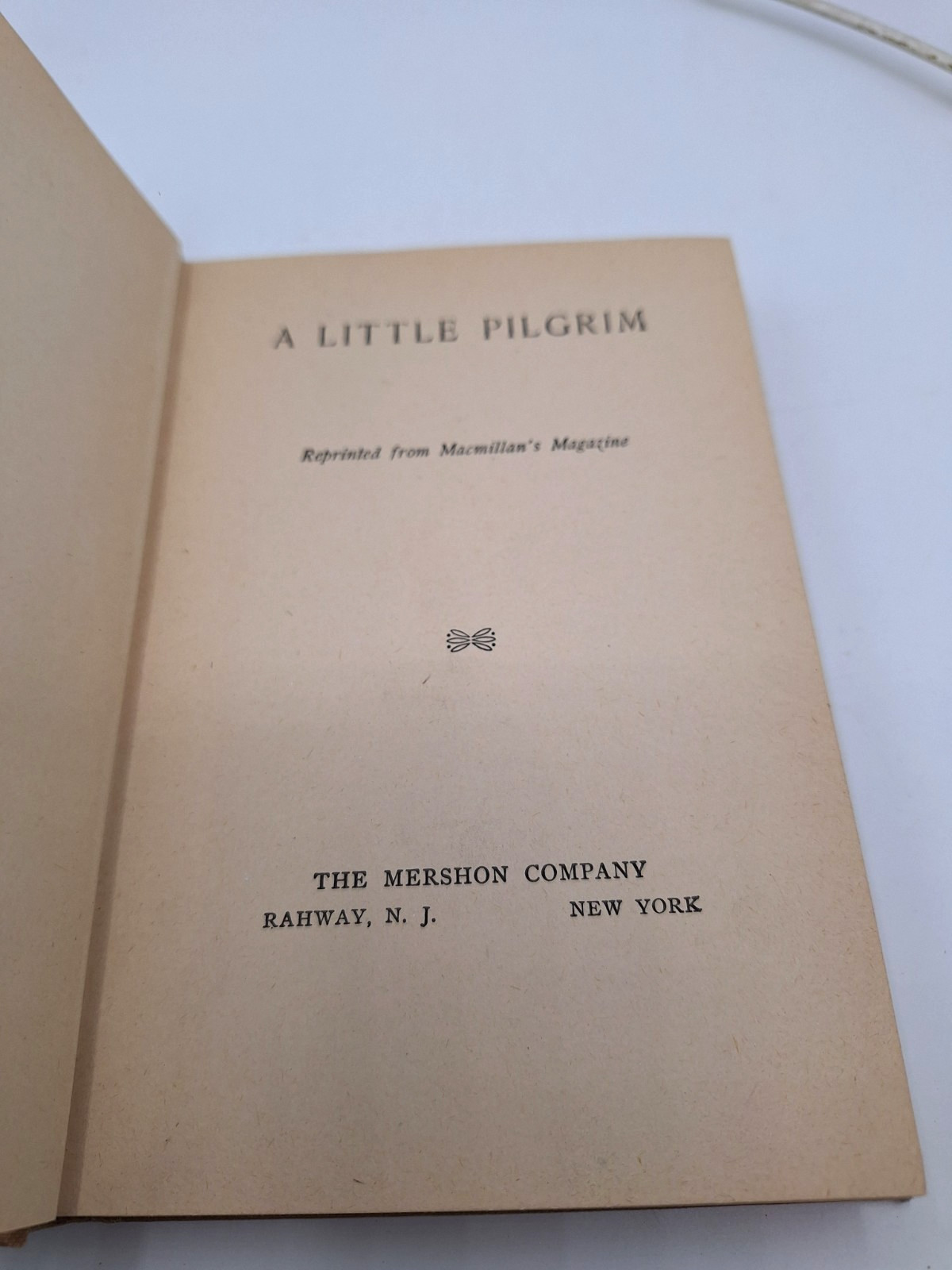 A Little Pilgrim by Margaret Oliphant Mershon HB Early 1900s Stories Seen Unseen