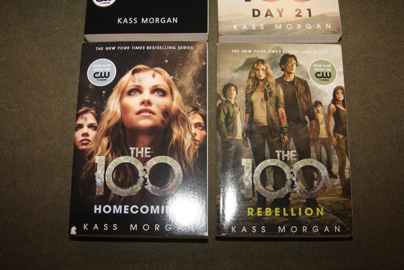 Lot of 4 Kass Morgan TPBs w/ Box – The 100, Day 21, Homecoming, Rebellion