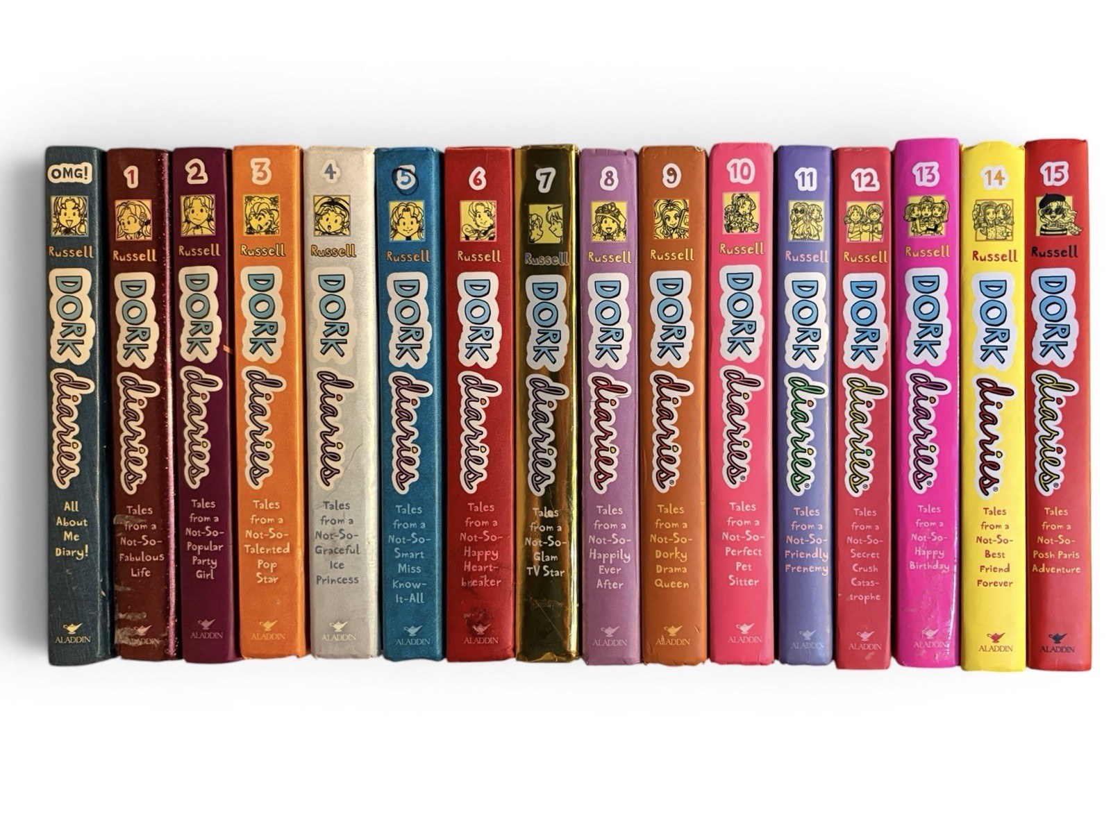 Dork Diaries 16 Hardcover Book Set Russell Ages 9-12 Summer Chapter Reading