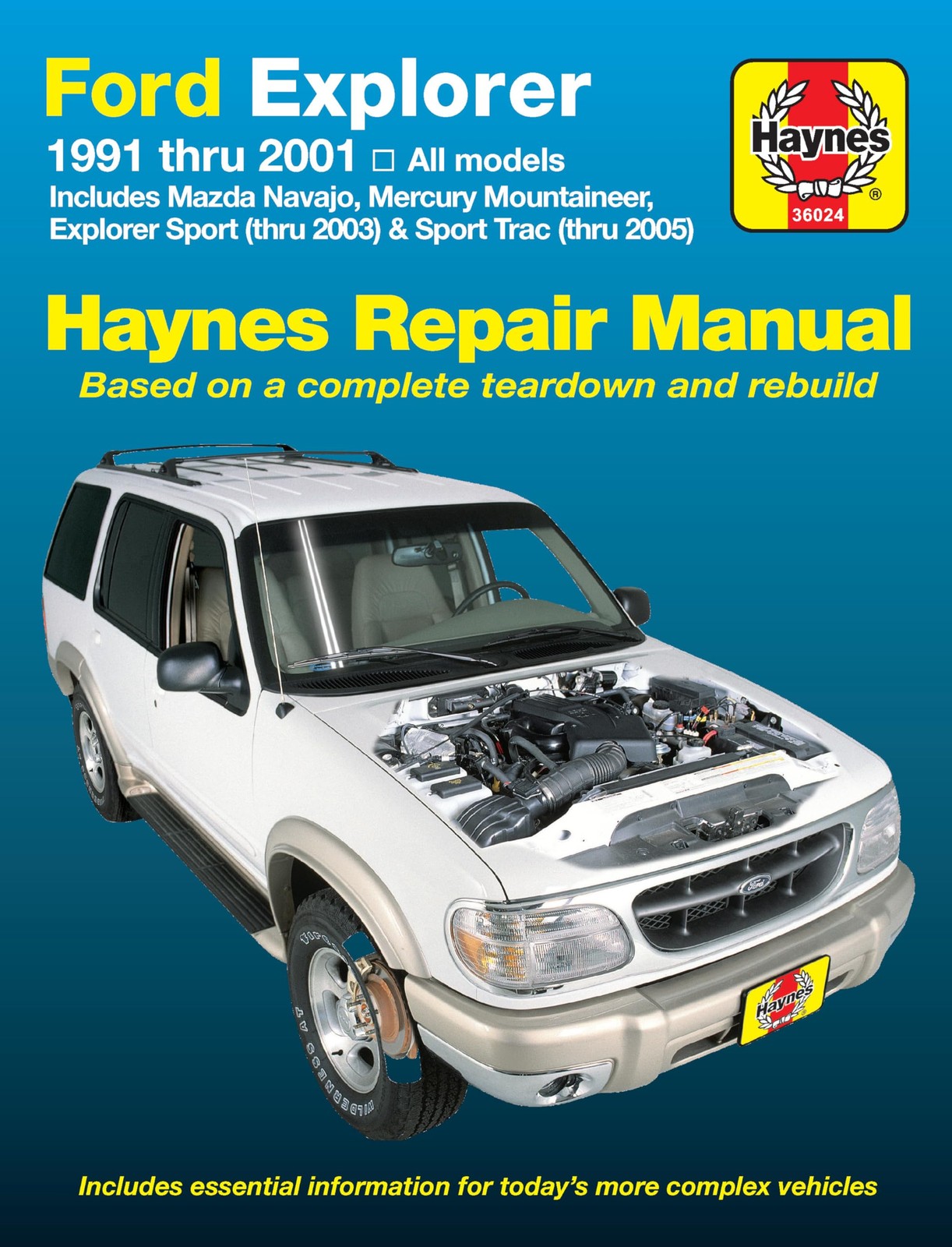 Ford Explorer & Mazda Navajo 1991 thru 2001, Mercury Mountaineer 1997 thru 2…