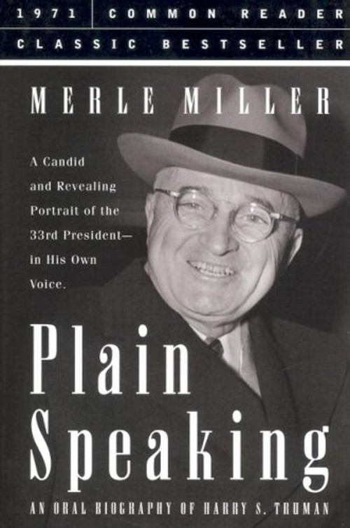 Plain Speaking Hardcover Merle Miller