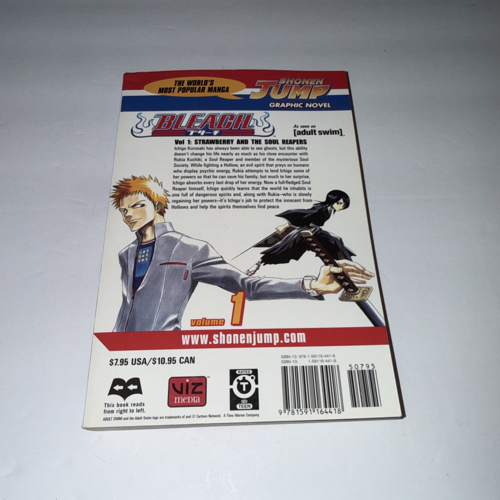 Bleach Manga Vol 1-3 English Graphic Novel Paperback