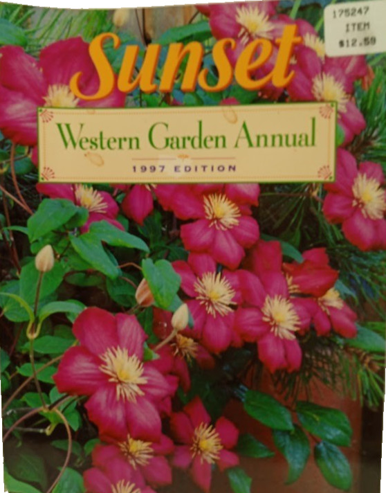 Sunset Magazine’s Sunset Western Garden Annual 1997 Edition Paperback b12