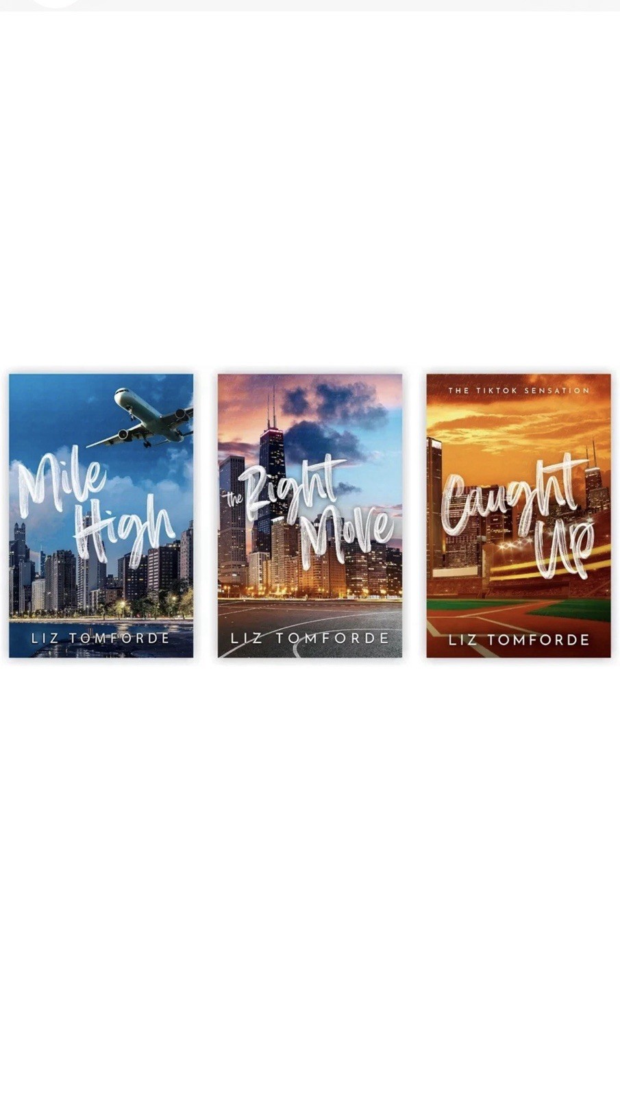 Windy City Series 3 books Collection Set Caught Up,The Right Move,Mile High