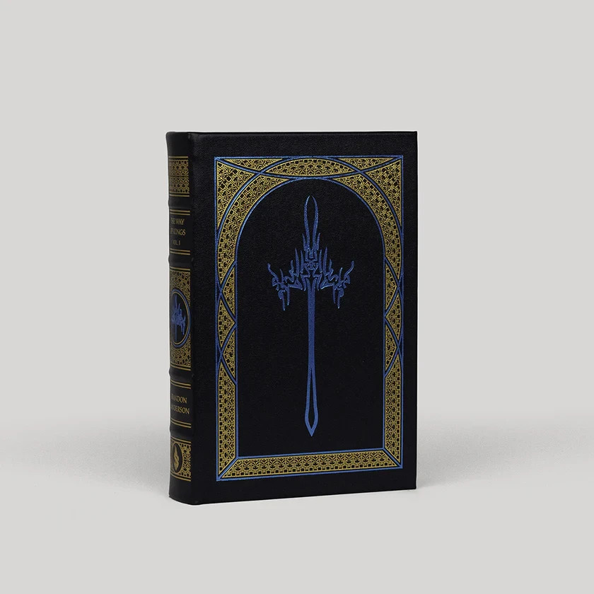 SEALED Way of Kings Leatherbound Brandon Sanderson NEW & Cosmere Stormlight Arc