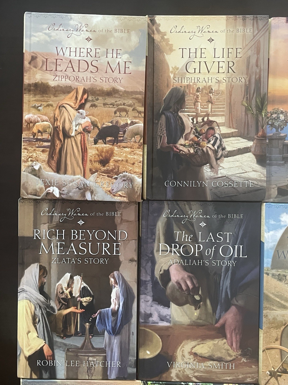 Lot of 12 Guideposts Ordinary Women of the Bible Series Christian Fiction HC